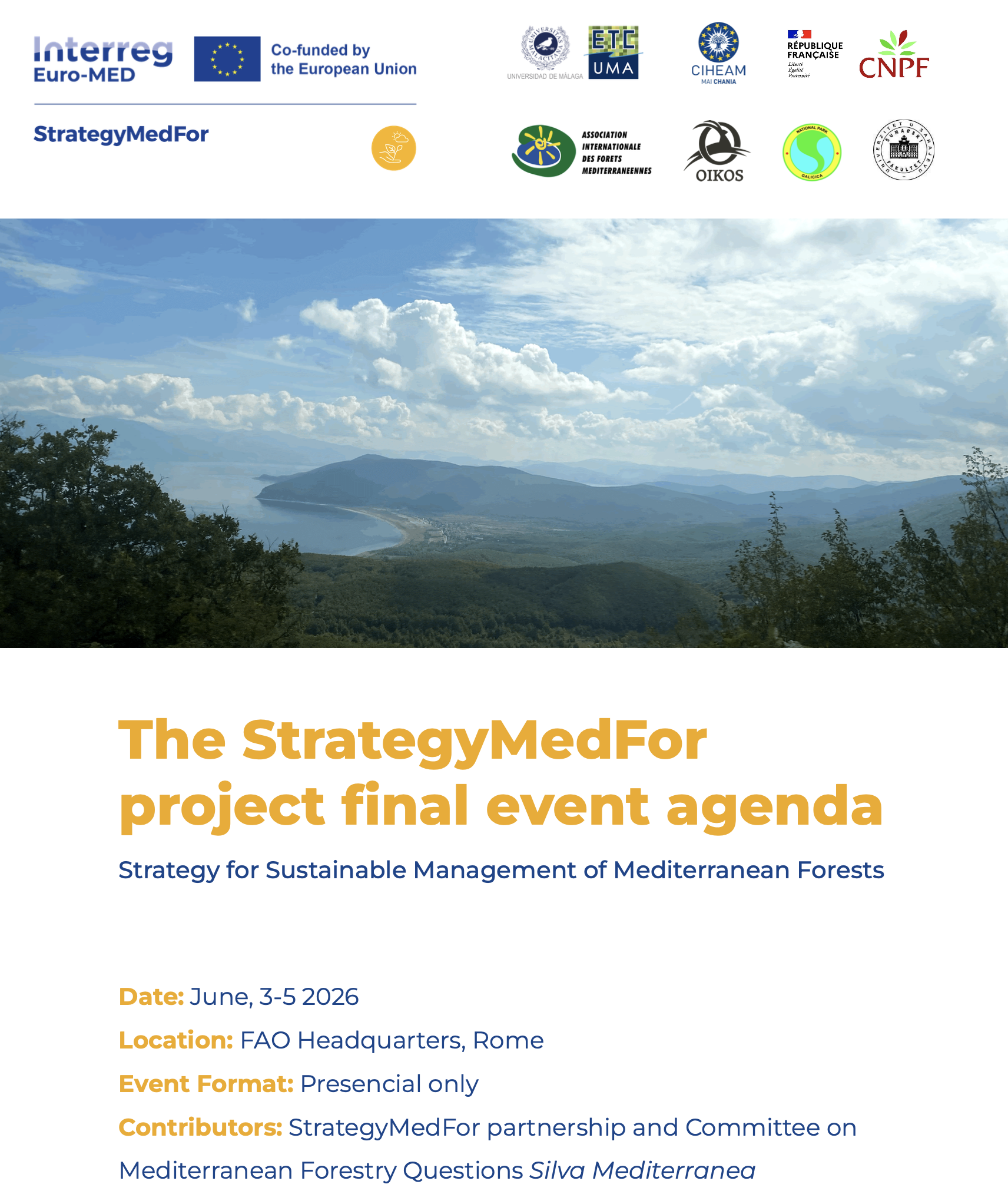 StrategyMedFor Final Event Agenda